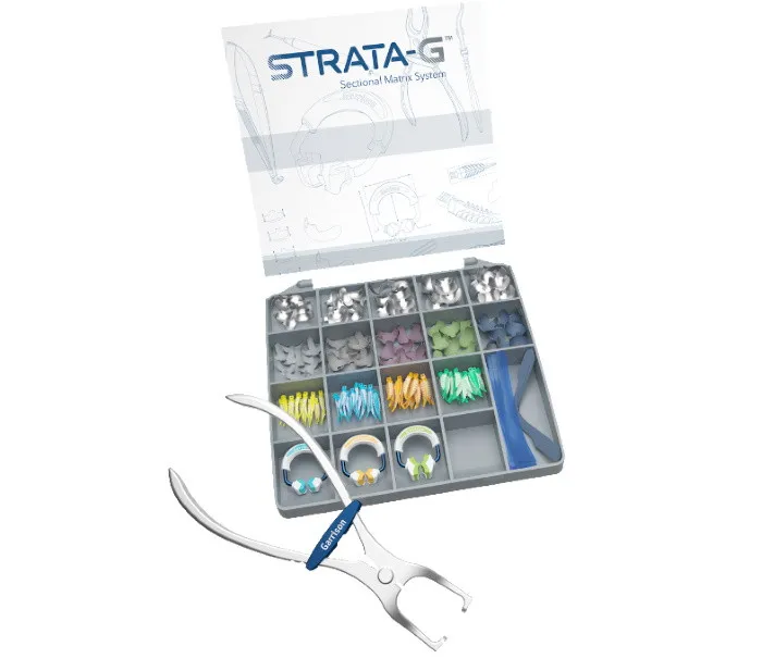 24 pz Dental Pro Matrix Fasce Regolare Matrici Sistema Sezionale Sagomato Fascia di Tenuta Anello Fermo Corona Regolabile Materiale  66